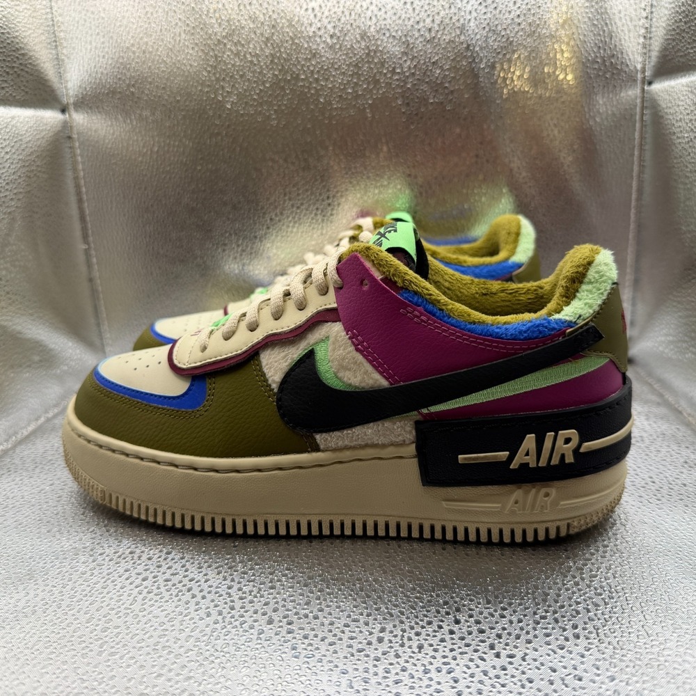 Size 7.5 Nike Air Force 1 Shadow SE Cactus Flower Womens Sneakers CT1985-500 - Picture 6 of 9